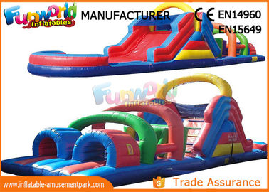 Interesting Inflatables Obstacle Course For Amusement Park / Fun City