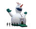 Frozen Inflatable Games Olaf Bounce House Commercial Grade  Logo Custom