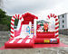 Winter Theme Inflatable Bounce House Slide Snowman Combo Jumpers ROHS EN71