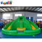 Green Tarpaulin TUV Outdoor Inflatable Water Slides
