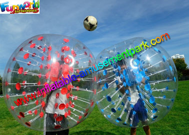 Colorful TPU Inflatable Bumper Ball , Zorb Bubble Soccer Ball For Humans