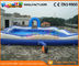 Blue Color Giant Inflatable Water Pools With 680W Air Pump 3 Years Warranty