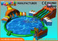 Hot Welding Inflatable Water Parks / Giant Water Playground Equipment With 0.9mm PVC Tarpaulin