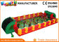 Professional Giant Inflatable Foosball Field Blue / Green / Yellow