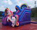 Durable PVC Inflatable Unicorn Bouncy House For Birthday Party Quadruple Stitching