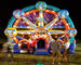 Ferris Wheel Inflatable Combo Bounce House / Commercial Jumping Castle